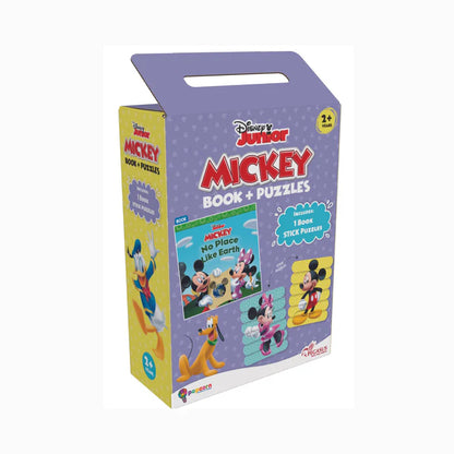 Mickey & Friends – Book & Stick Puzzles - BooxWorm