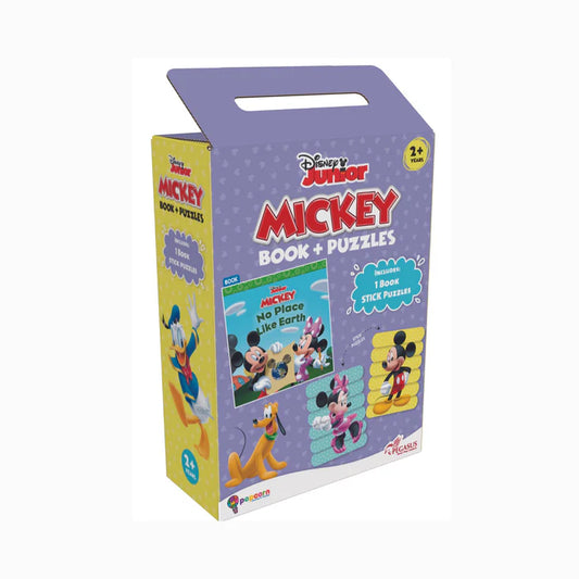 Mickey & Friends – Book & Stick Puzzles - BooxWorm
