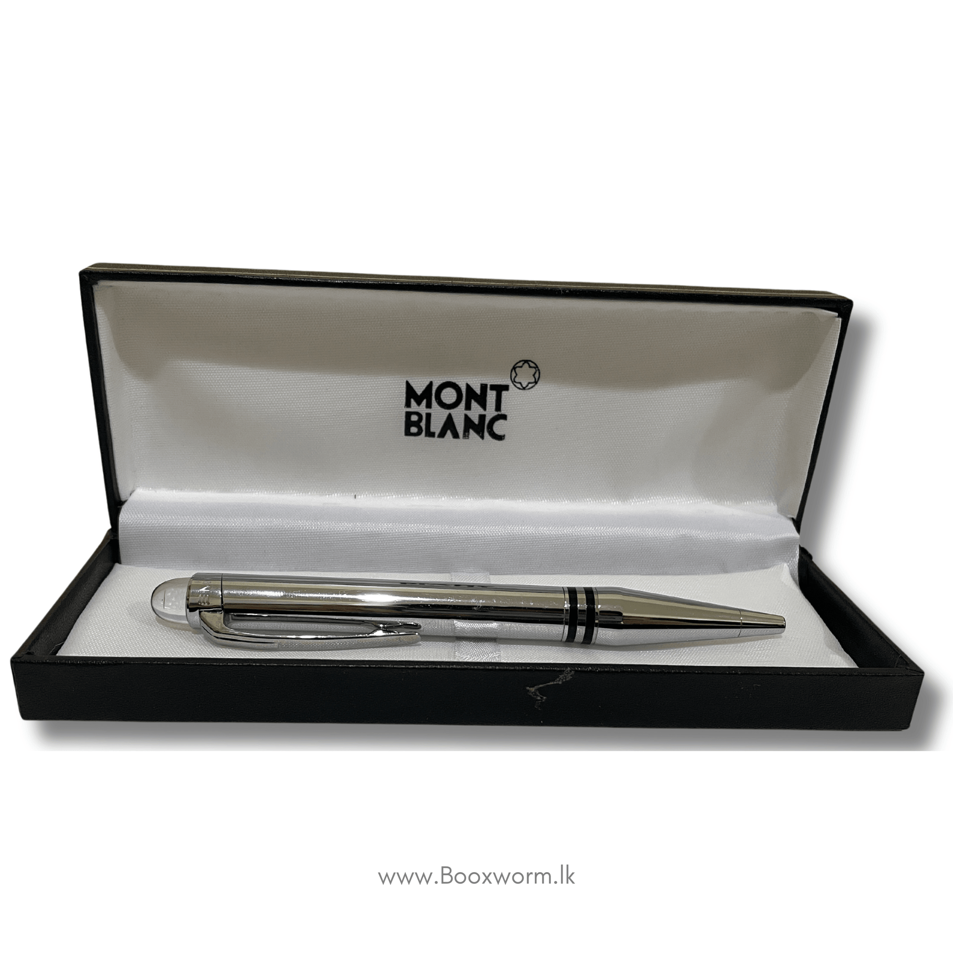Montblanc Luxury Ballpoint Pen – Silver - BooxWorm