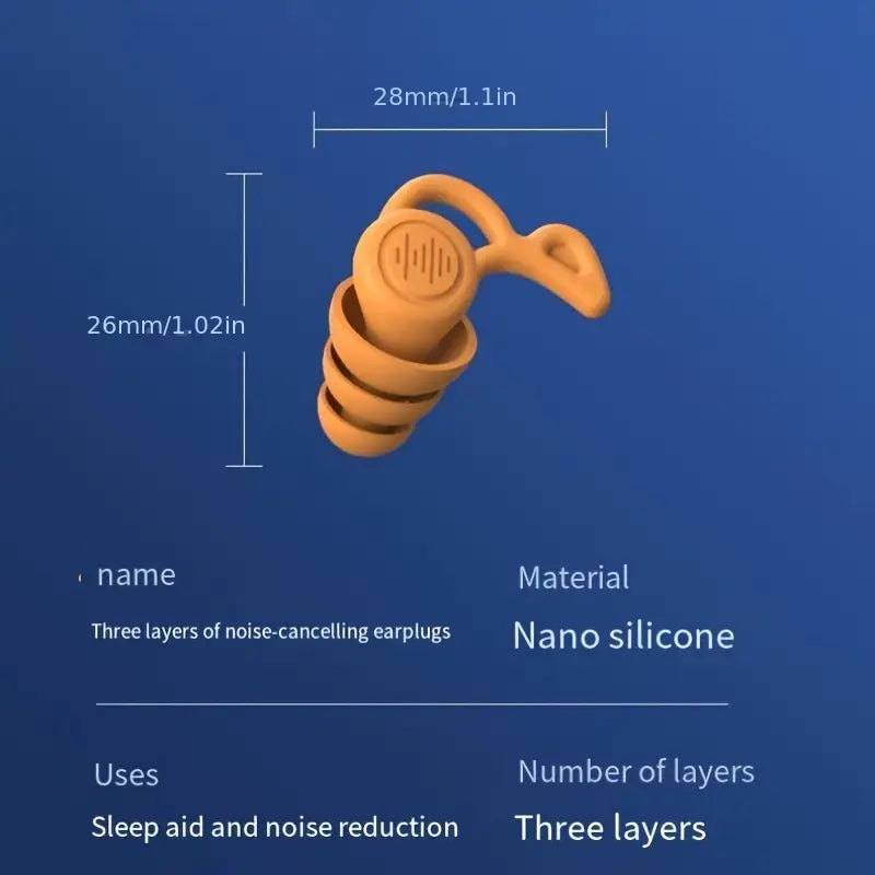 Noise Cancelling Earplugs for Sleeping - BooxWorm