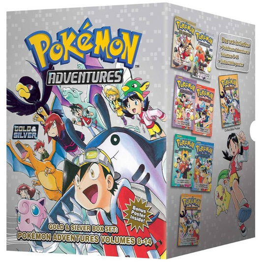 Pokémon Adventures Gold & Silver Box Set by Hidenori Kusaka - BooxWorm