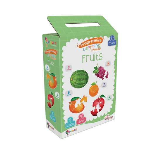 Progressive Learning Puzzles - Fruits - BooxWorm