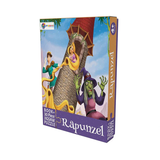 Rapunzel – Book + 30-Piece Jigsaw Puzzle - BooxWorm