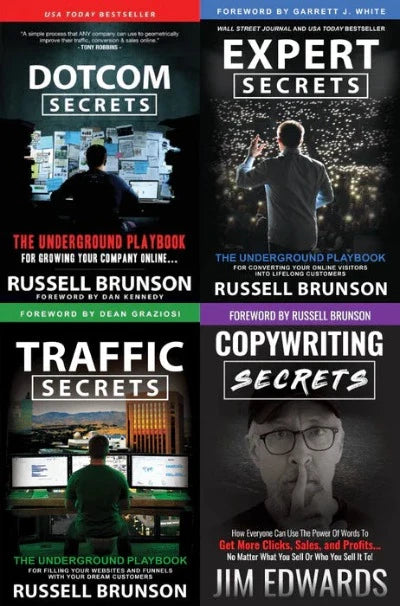 Russell Brunson 4 books-Combo - BooxWorm