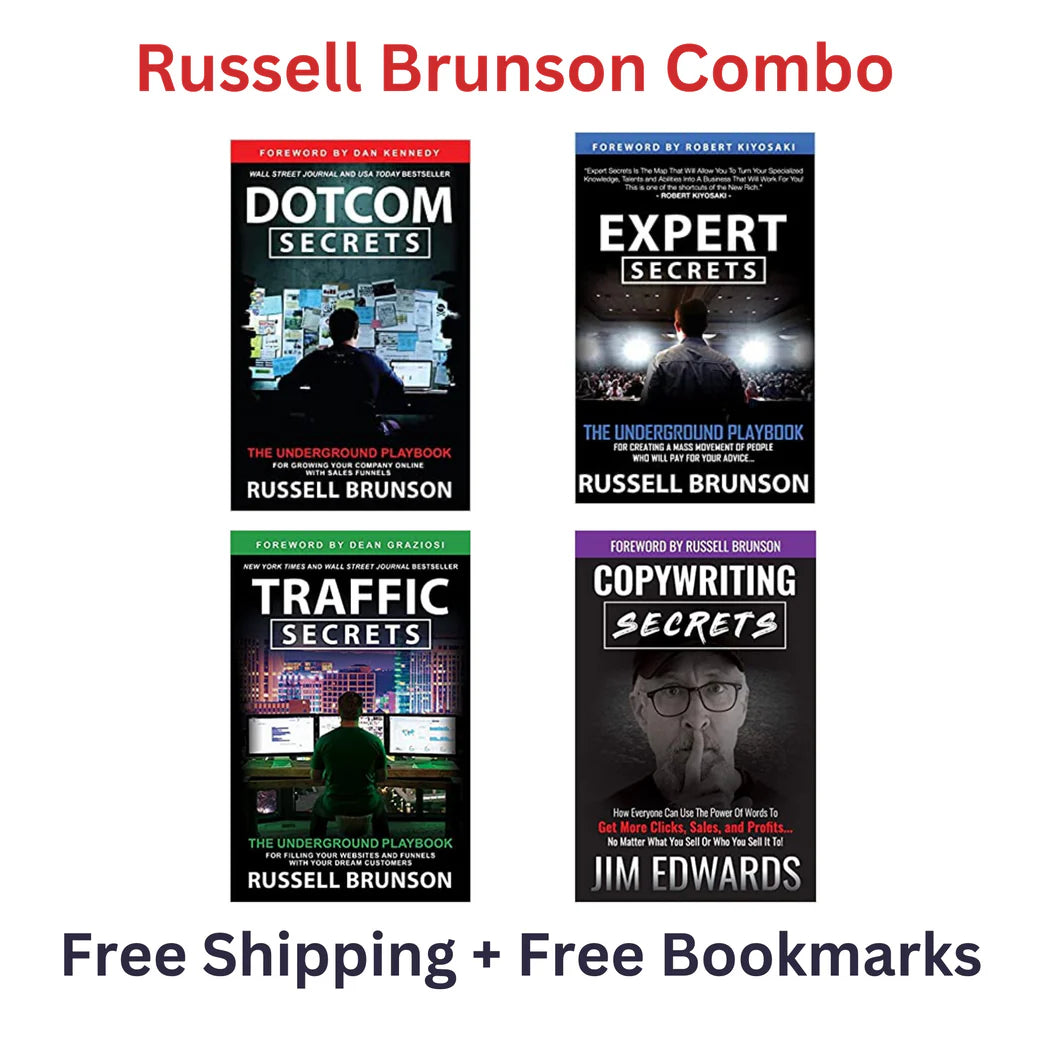 Russell Brunson 4 books-Combo - BooxWorm