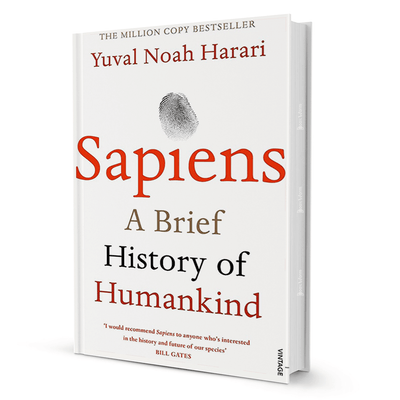 Sapiens A Brief History of Humankind by Yuval Noah Harari book, history non-fiction bestseller
