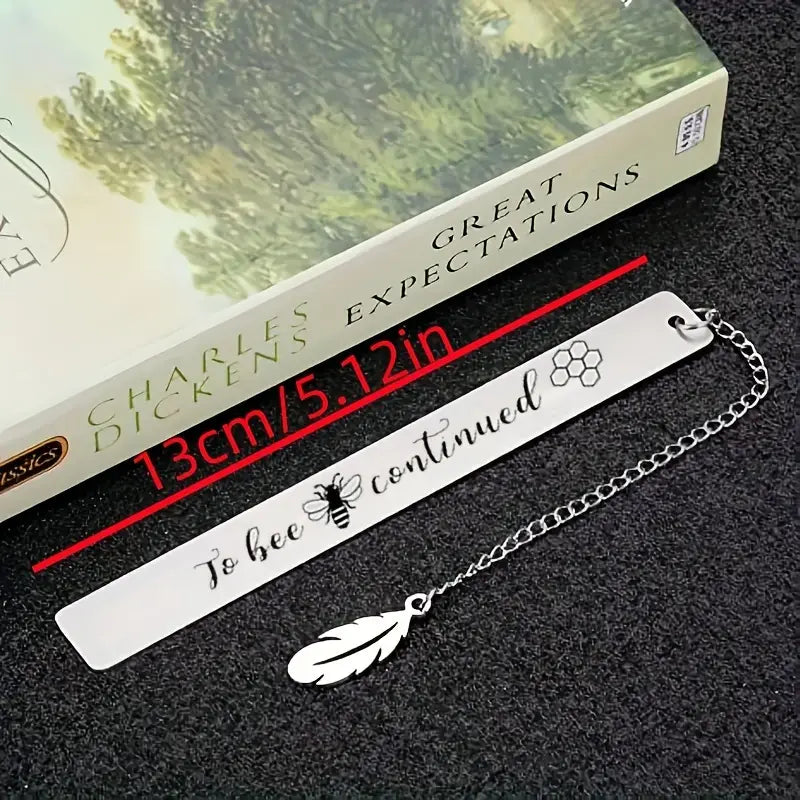 Stainless Steel Bookmark - BooxWorm