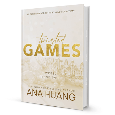 Twisted Games by Ana Huang romance fiction book cover with gold crown and pearls
